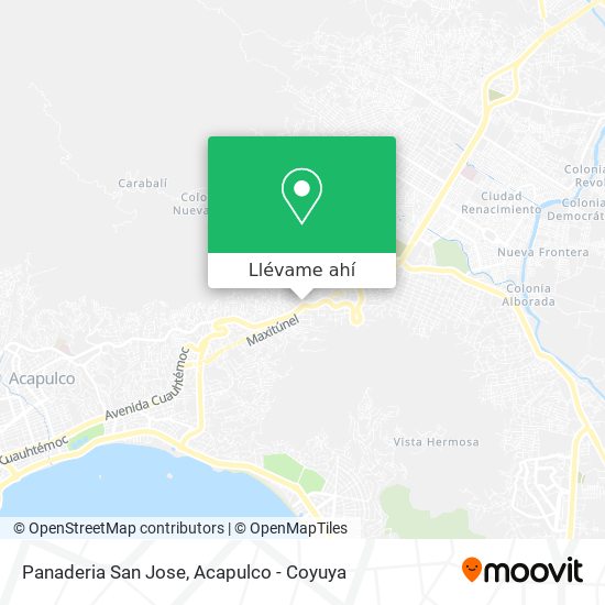 Mapa de Panaderia San Jose