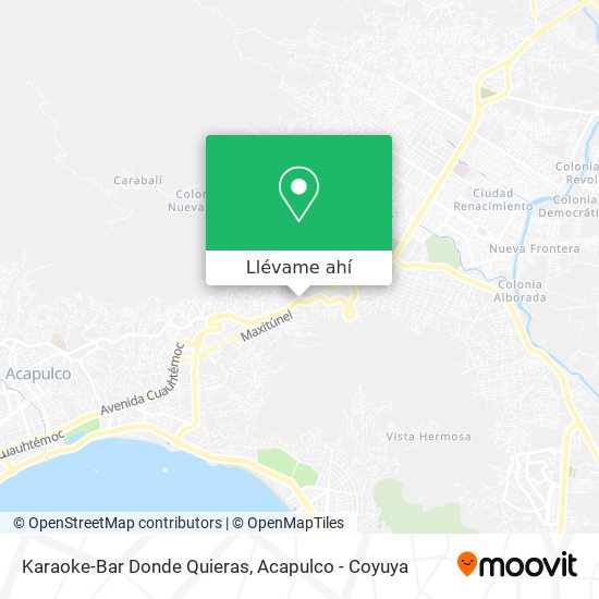 Mapa de Karaoke-Bar Donde Quieras