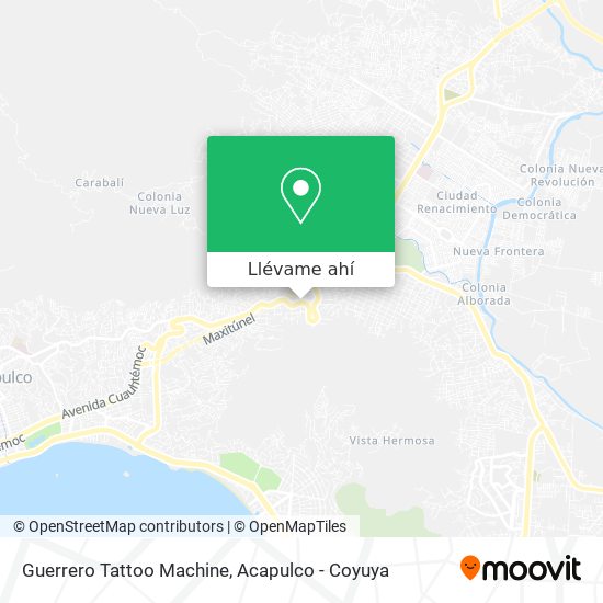 Mapa de Guerrero Tattoo Machine