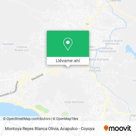 Mapa de Montoya Reyes Blanca Olivia