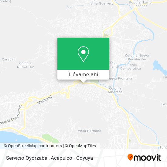 Mapa de Servicio Oyorzabal