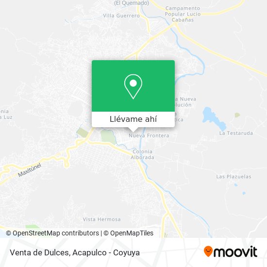 Mapa de Venta de Dulces