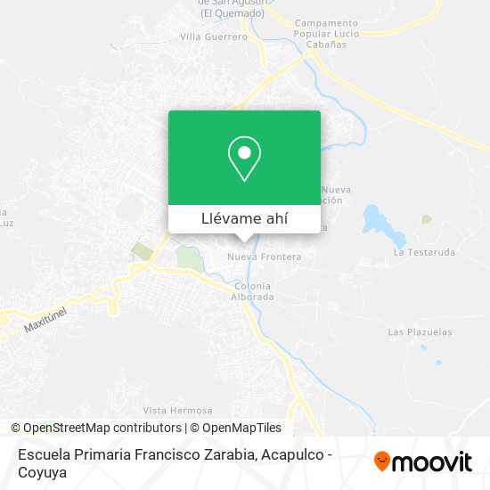 Mapa de Escuela Primaria Francisco Zarabia