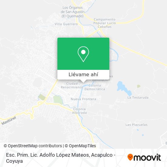 Mapa de Esc. Prim. Lic. Adolfo López Mateos