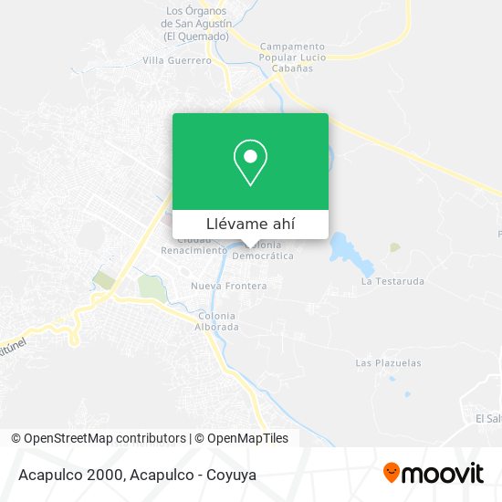 Mapa de Acapulco 2000