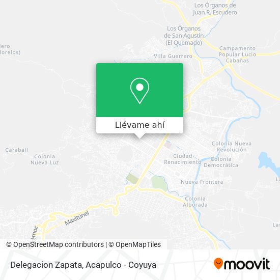 Mapa de Delegacion Zapata
