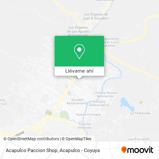 Mapa de Acapulco Paccion Shop