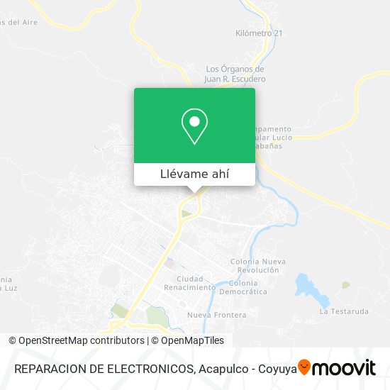 Mapa de REPARACION DE ELECTRONICOS