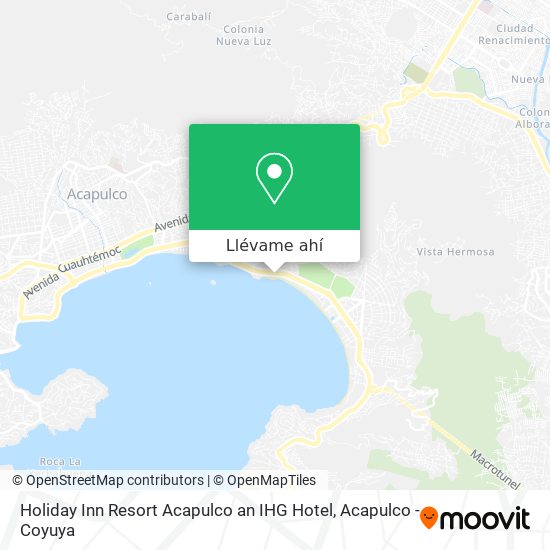 Mapa de Holiday Inn Resort Acapulco an IHG Hotel