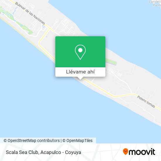 Mapa de Scala Sea Club