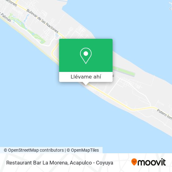 Mapa de Restaurant Bar La Morena