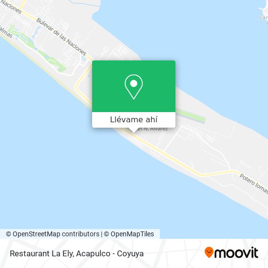 Mapa de Restaurant La Ely