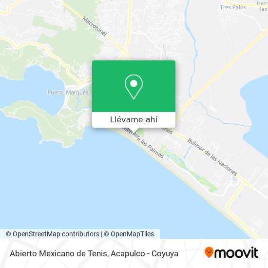 Cómo llegar a Abierto Mexicano de Tenis en Acapulco De Juárez en Autobús?