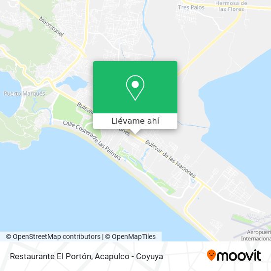 Mapa de Restaurante El Portón