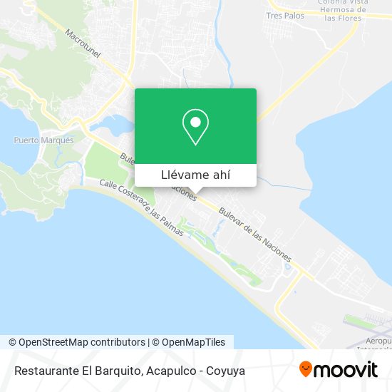 Mapa de Restaurante El Barquito