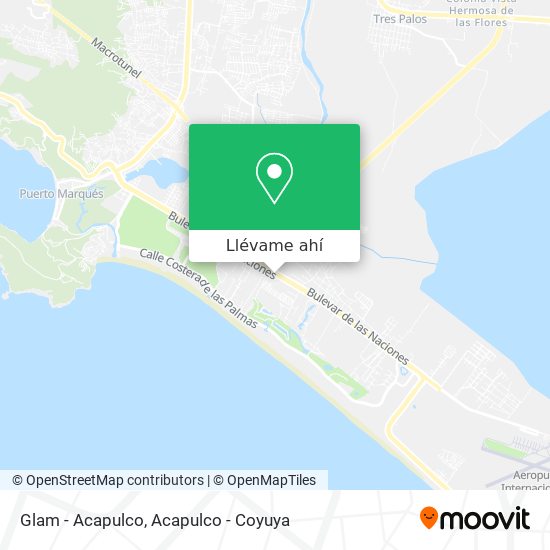 Mapa de Glam - Acapulco