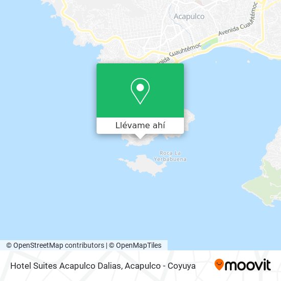 Mapa de Hotel Suites Acapulco Dalias
