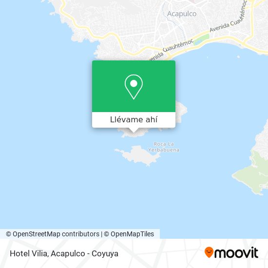 Mapa de Hotel Vilia