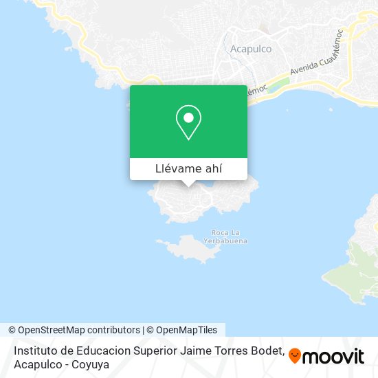 Mapa de Instituto de Educacion Superior Jaime Torres Bodet