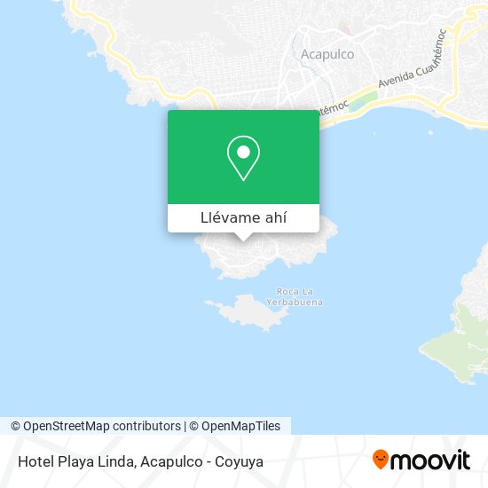 Mapa de Hotel Playa Linda