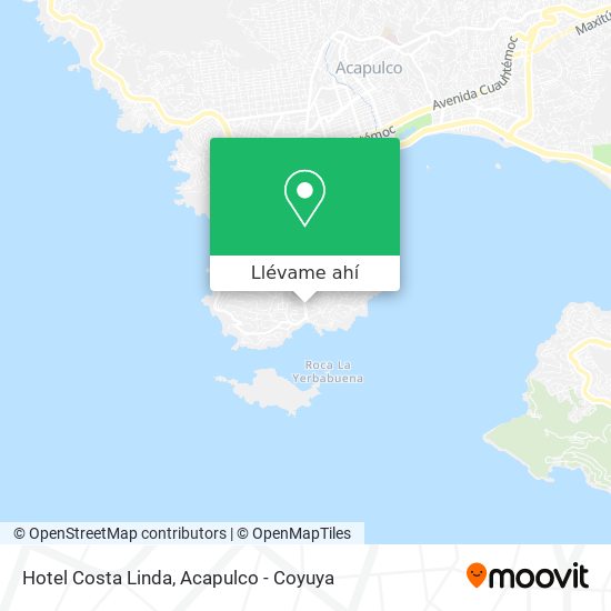Mapa de Hotel Costa Linda