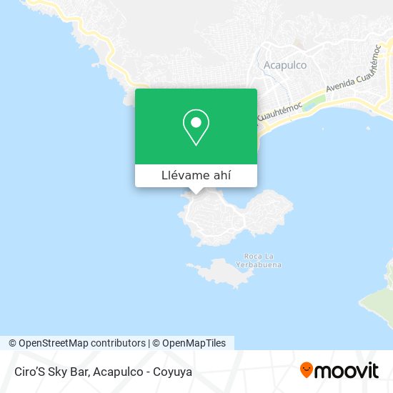 Mapa de Ciro’S Sky Bar