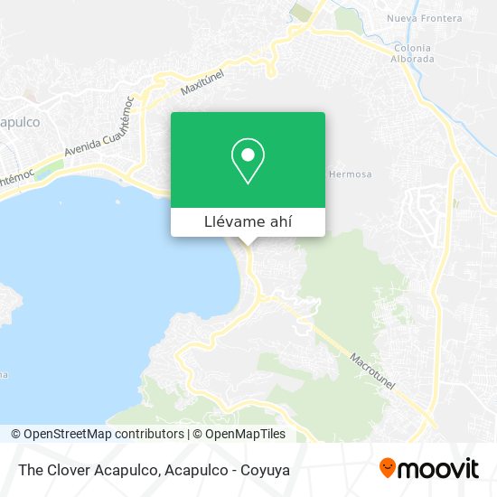 Mapa de The Clover Acapulco