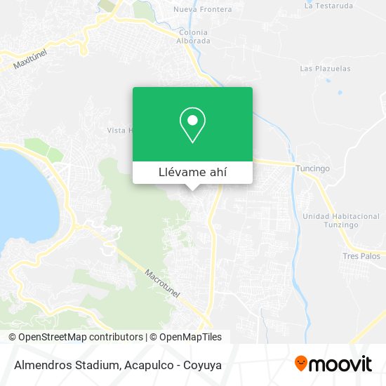 Mapa de Almendros Stadium