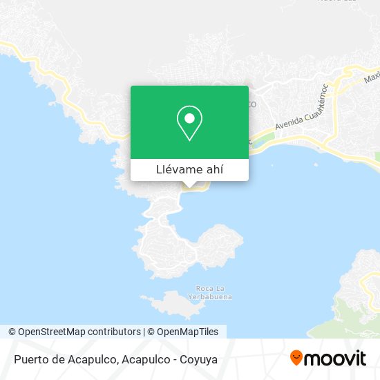 Mapa de Puerto de Acapulco
