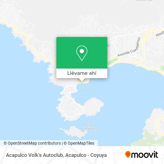 Mapa de Acapulco Volk's Autoclub