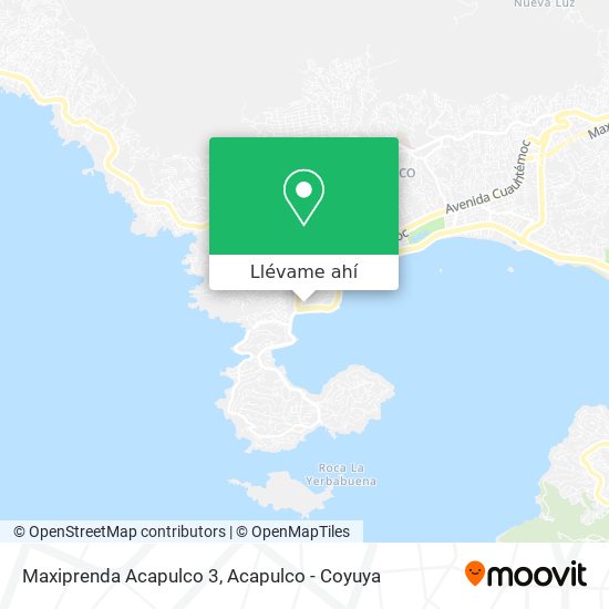 Mapa de Maxiprenda Acapulco 3