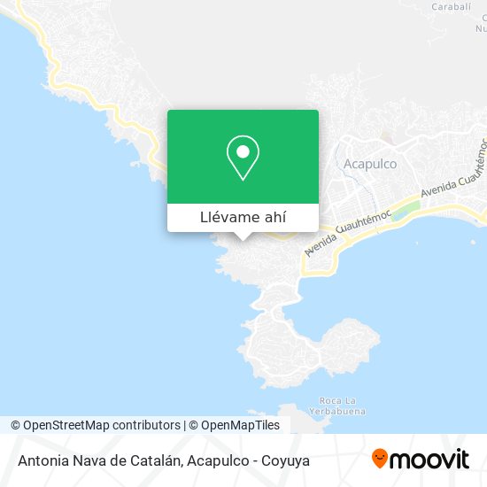 Mapa de Antonia Nava de Catalán