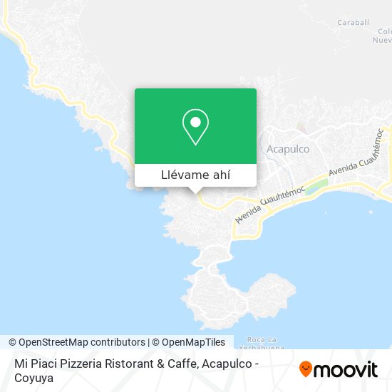 Mapa de Mi Piaci Pizzeria Ristorant & Caffe