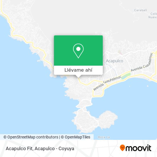 Mapa de Acapulco Fit