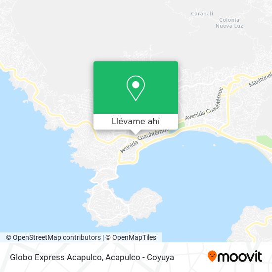 Mapa de Globo Express Acapulco