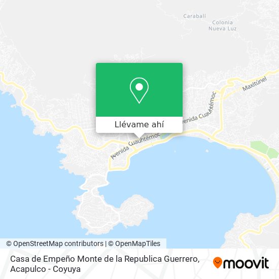 Mapa de Casa de Empeño Monte de la Republica Guerrero