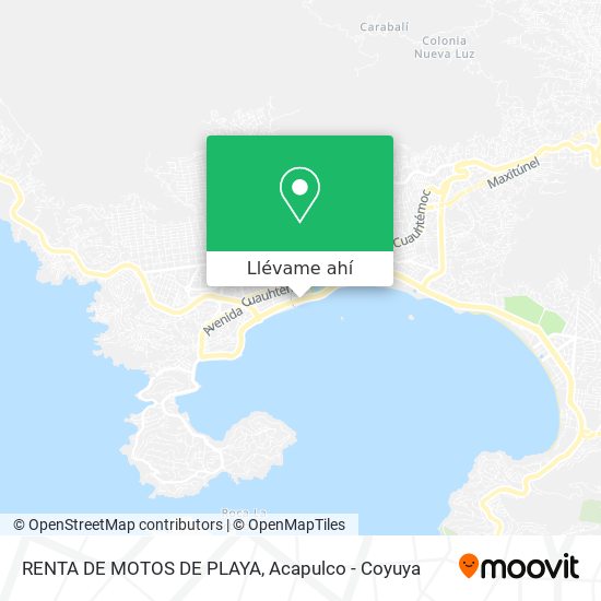 Mapa de RENTA DE MOTOS DE PLAYA