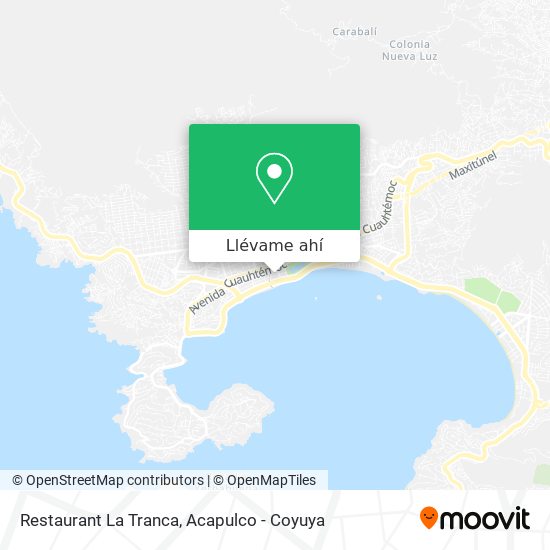 Mapa de Restaurant La Tranca