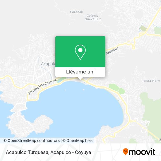 Mapa de Acapulco Turquesa