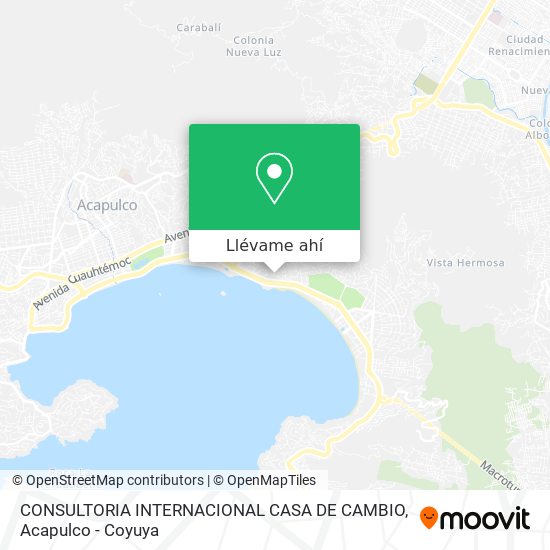 Mapa de CONSULTORIA INTERNACIONAL CASA DE CAMBIO