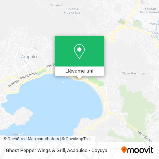 Mapa de Ghost Pepper Wings & Grill