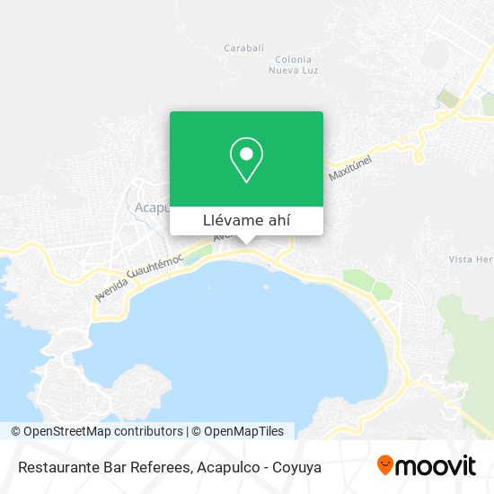 Mapa de Restaurante Bar Referees