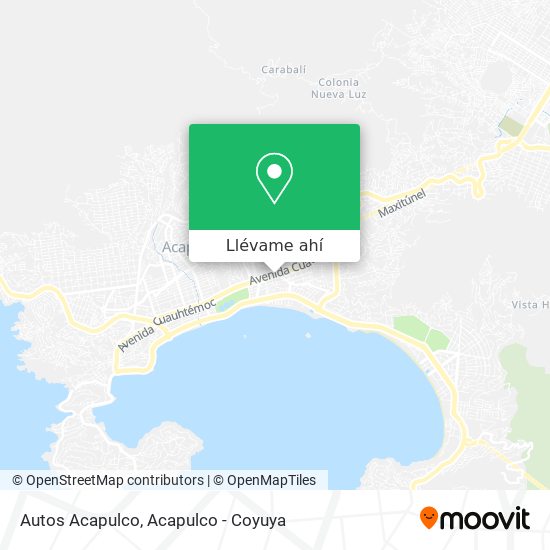 Mapa de Autos Acapulco