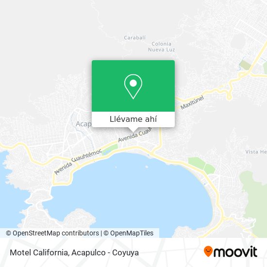 Mapa de Motel California