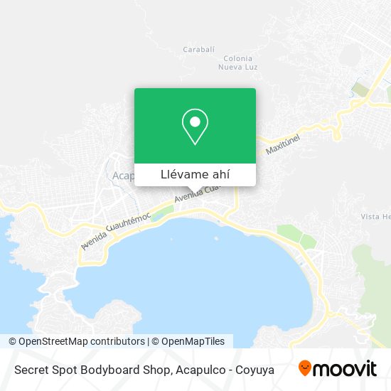 Mapa de Secret Spot Bodyboard Shop
