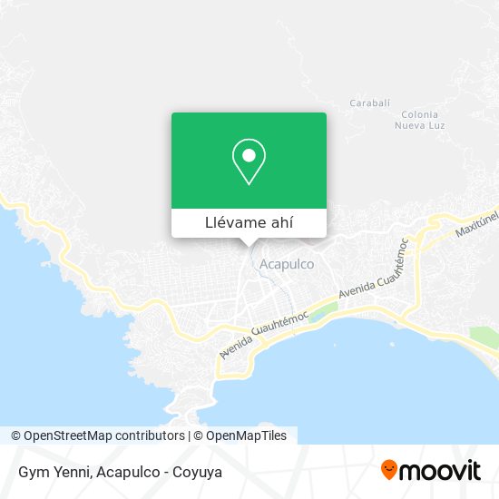 Mapa de Gym Yenni