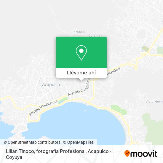 Mapa de Lilián Tinoco, fotografía Profesional