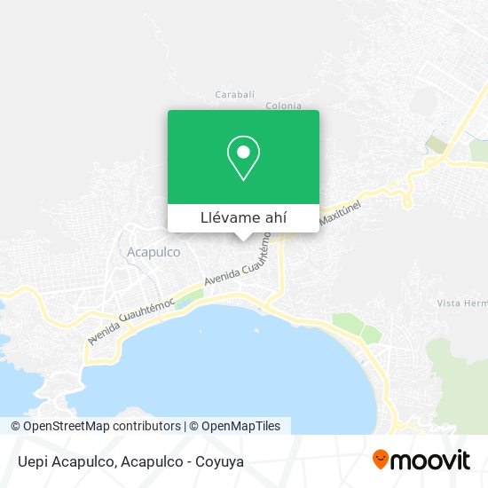 Mapa de Uepi Acapulco