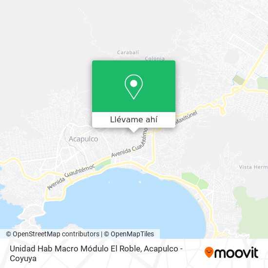 Mapa de Unidad Hab Macro Módulo El Roble