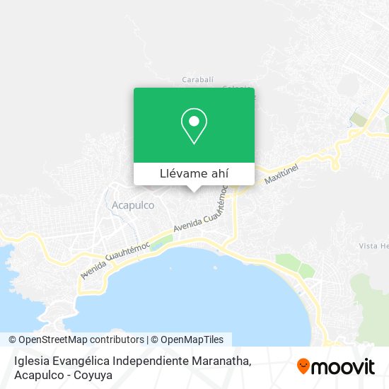 Mapa de Iglesia Evangélica Independiente Maranatha